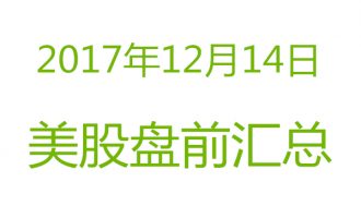 美股2017年12月14日盘前分析