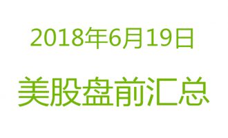 美股2018年6月19日盘前分析