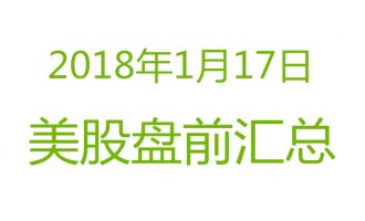 美股2018年1月17日盘前分析